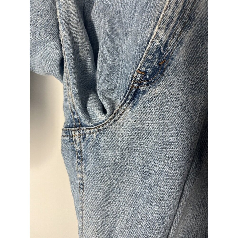 Vintage Blue Levi Silvertab Loose Denim Jeans Womens Size‎ 13 Med 90s Light Wash - Picture 3 of 16